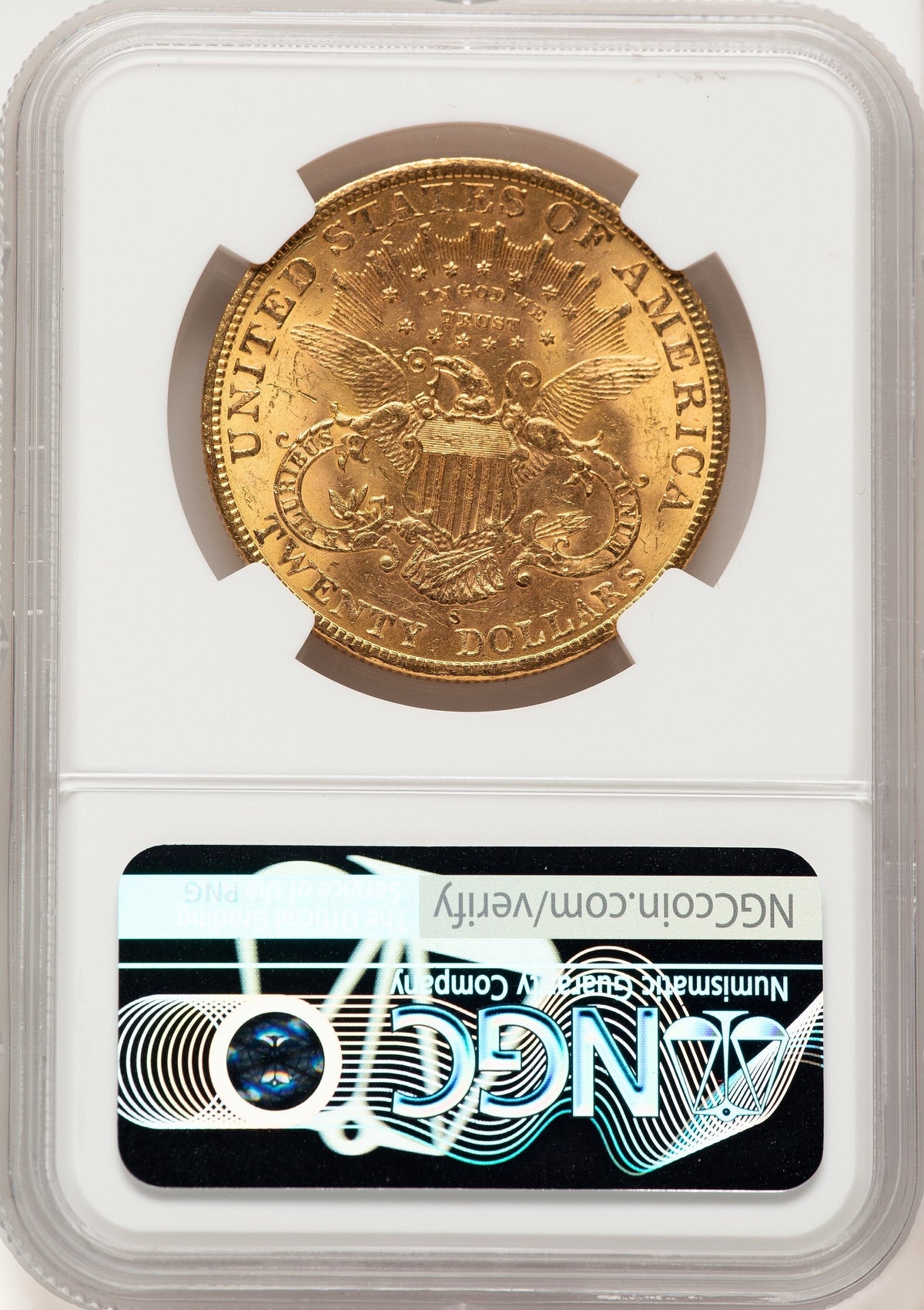 1902-S $20 Liberty Double Eagle NGC MS62