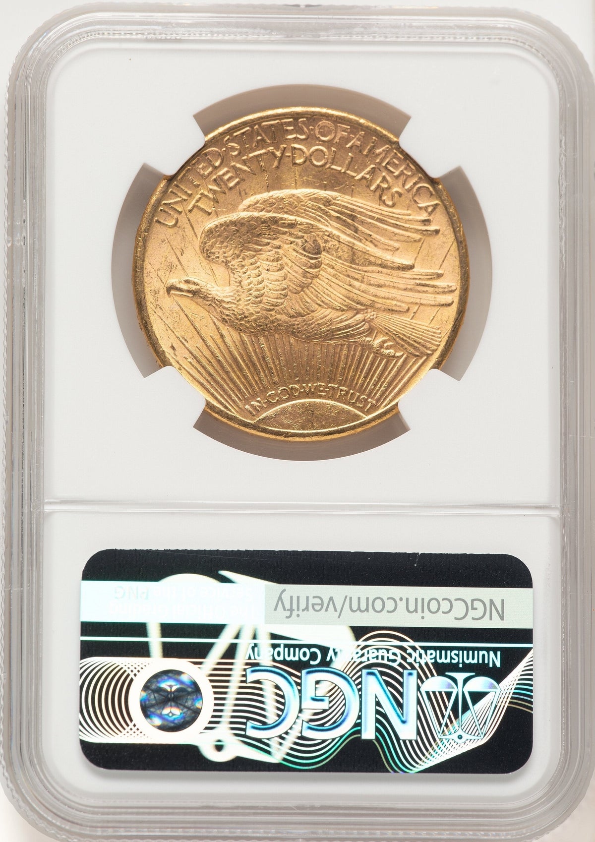 1909-S $20 Saint-Gaudens Double Eagle NGC MS62