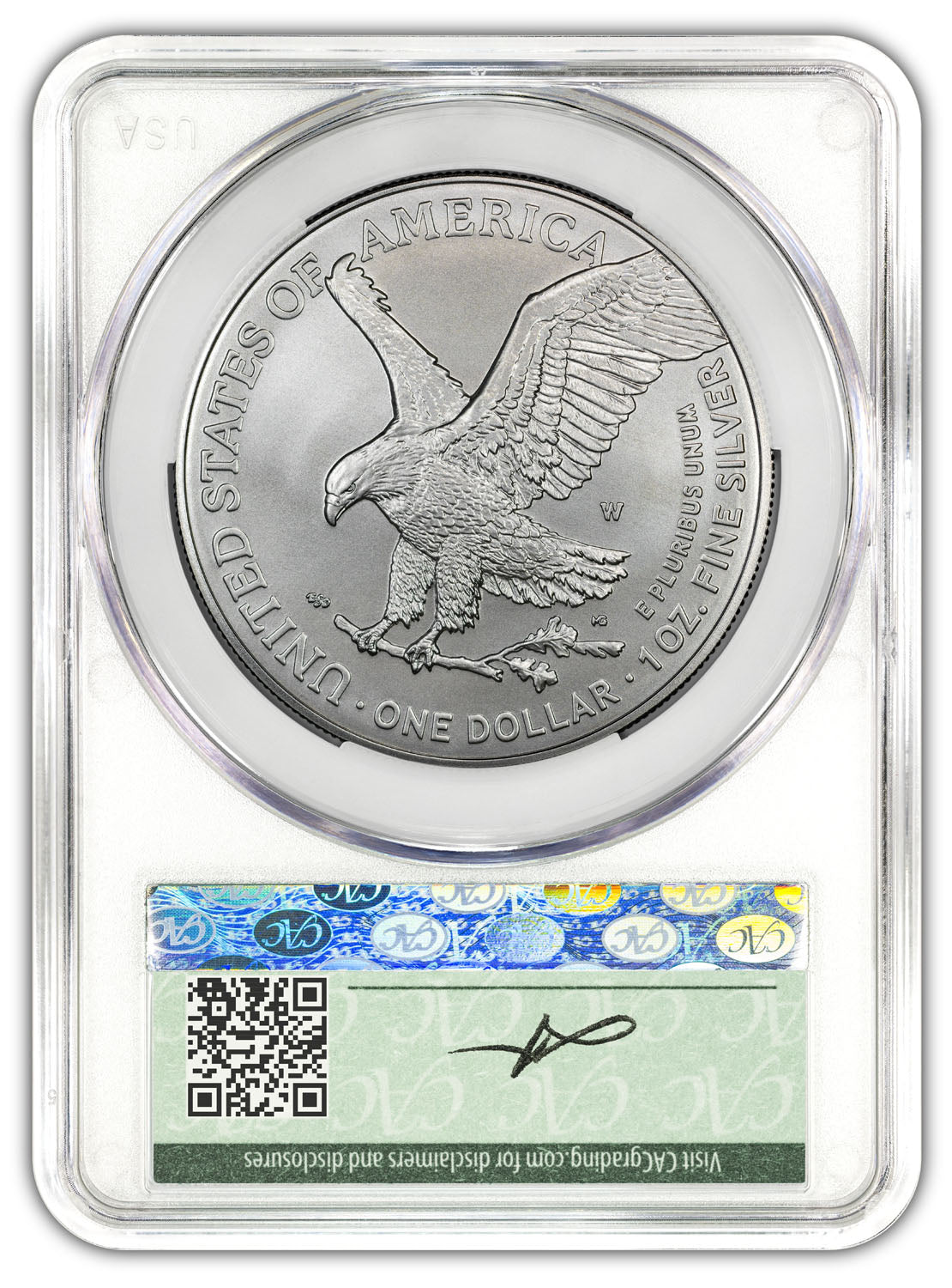 2026-W Enhanced Silver Eagle 250 FDD CAC MS70 (1776-2026) Founders