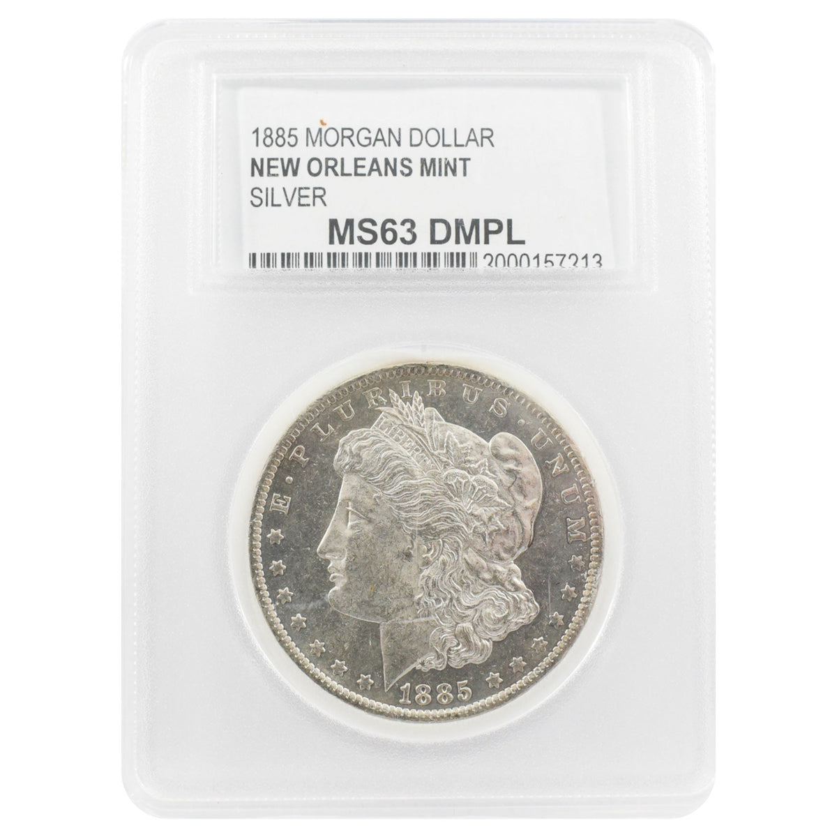 1885-O Morgan Dollar MS63 DMPL PCC