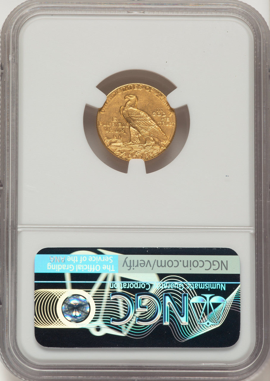 1914-D $2.50 Indian Quarter Eagle NGC MS62