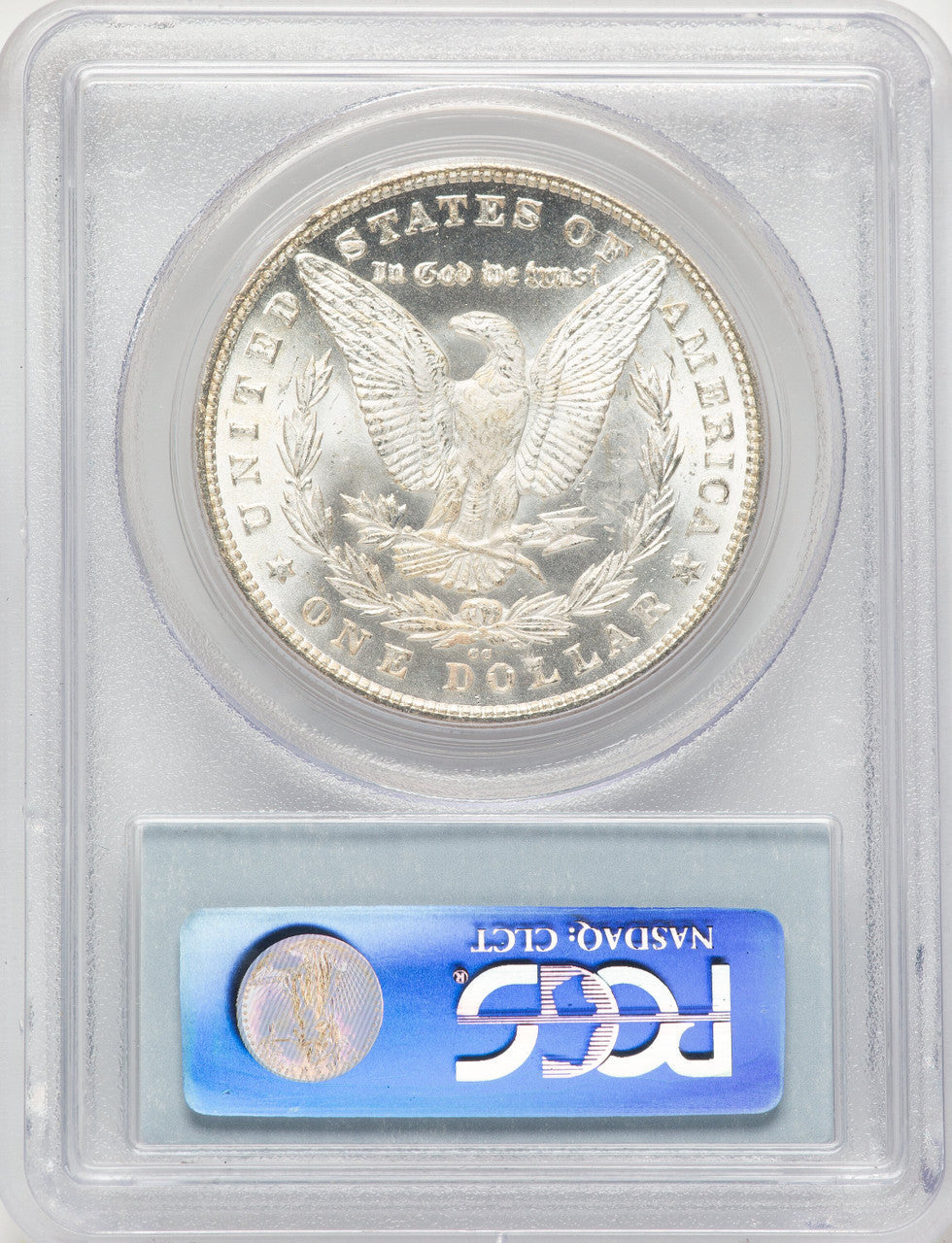 1880-CC 8 Over High 7 Morgan Dollar PCGS MS65