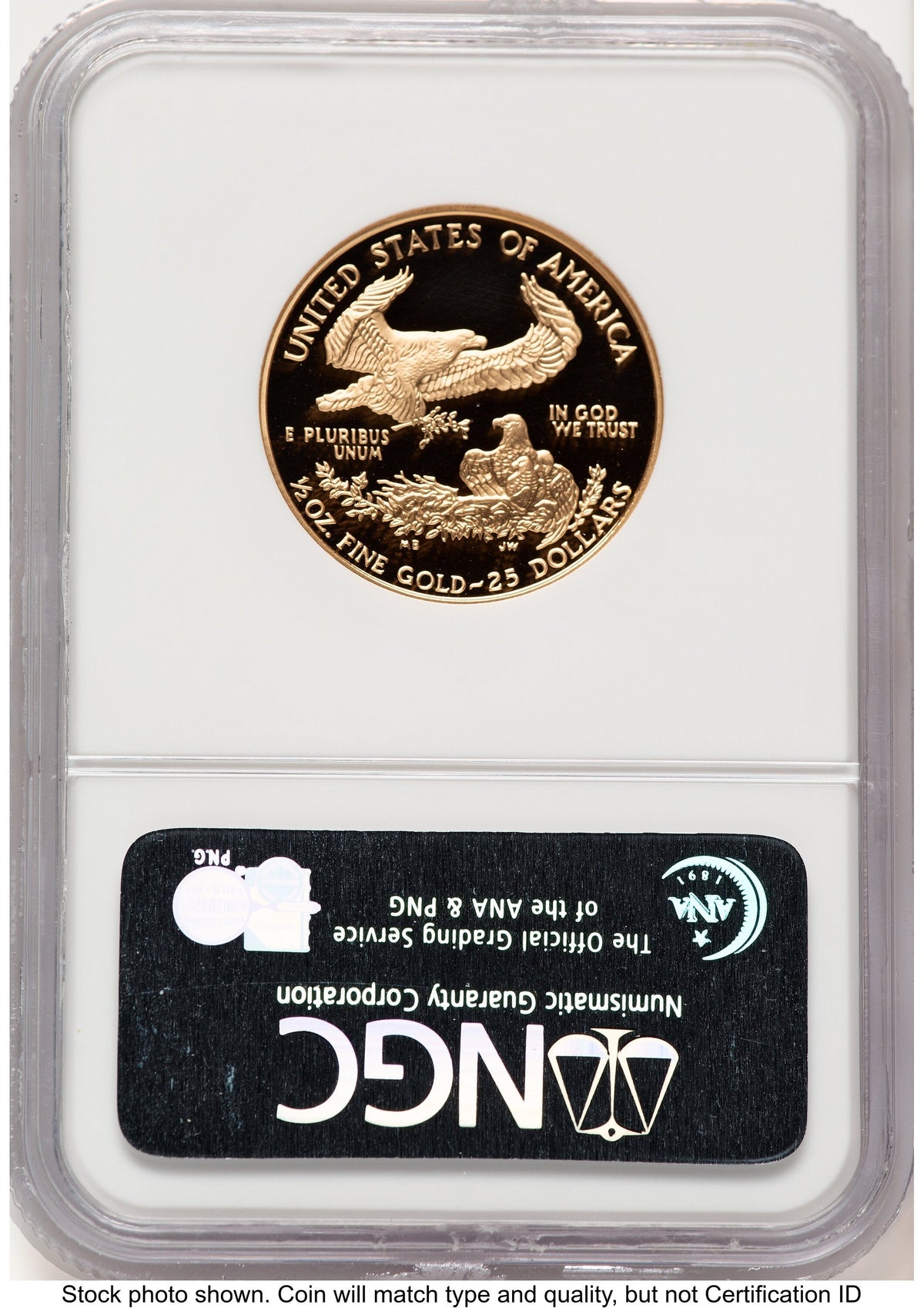 1997-W Proof Gold Eagle 1/2 oz Brown Label NGC PF70