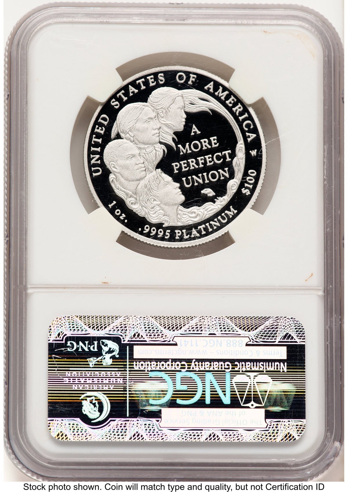 2009-W Proof Platinum Eagle 1 oz ER Blue NGC PF70