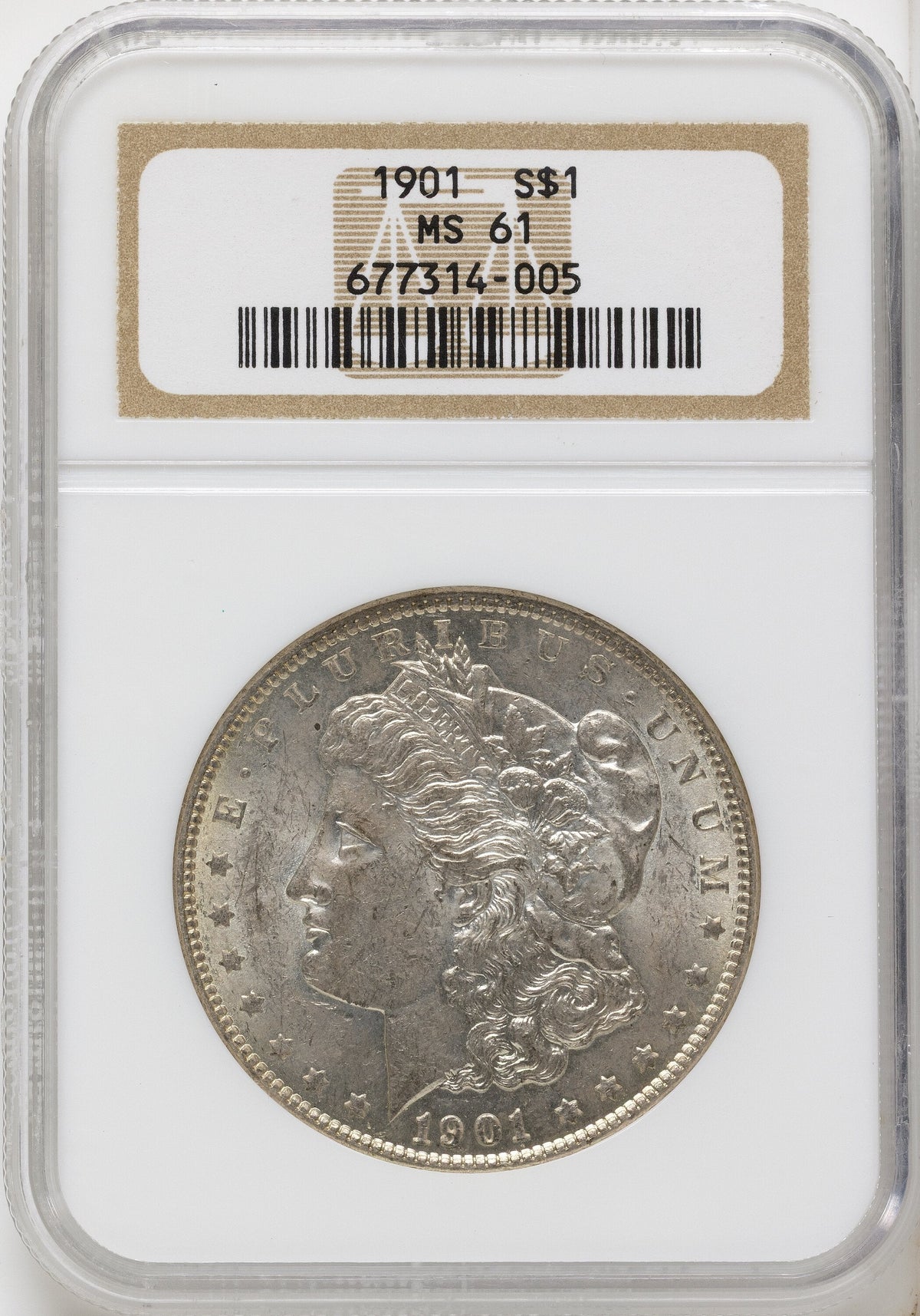 1901 Morgan Dollar NGC MS61