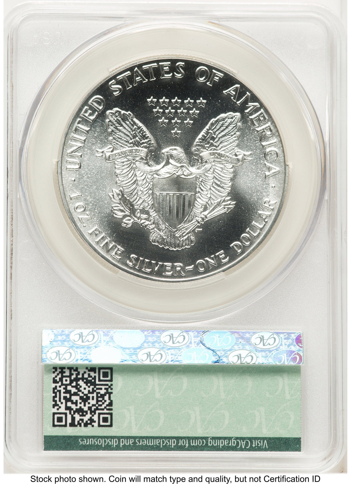 1988 Silver Eagle Early Delivery Ron Drzewucki CACG MS70