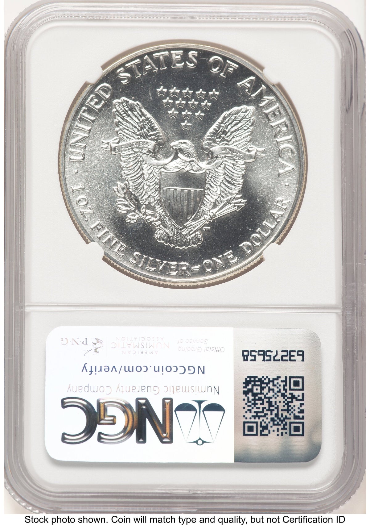 1988 Silver Eagle Mike Castle NGC MS70