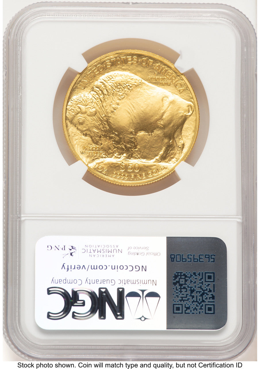 2008-W Burnished Gold Buffalo 1 oz Red Book NGC MS70