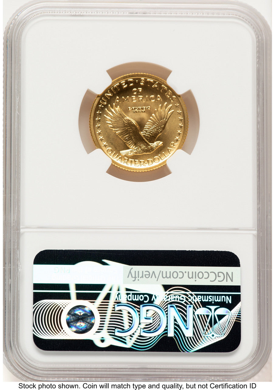 2016-W 25C Standing Liberty 100th Anniversary Gold Centennial NGC MS70