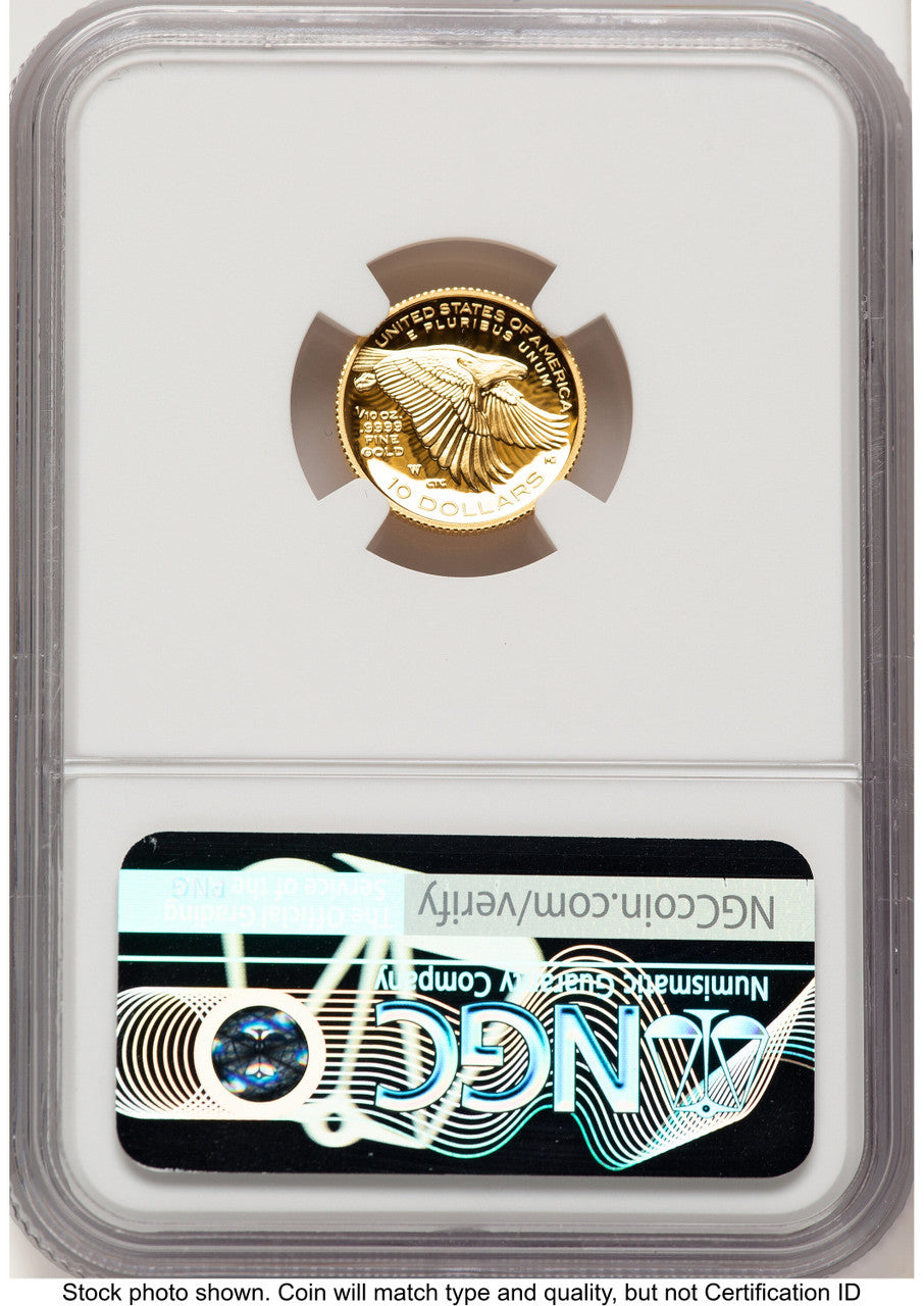 2018-W G$10 American Liberty High Relief Brown Label NGC PF70