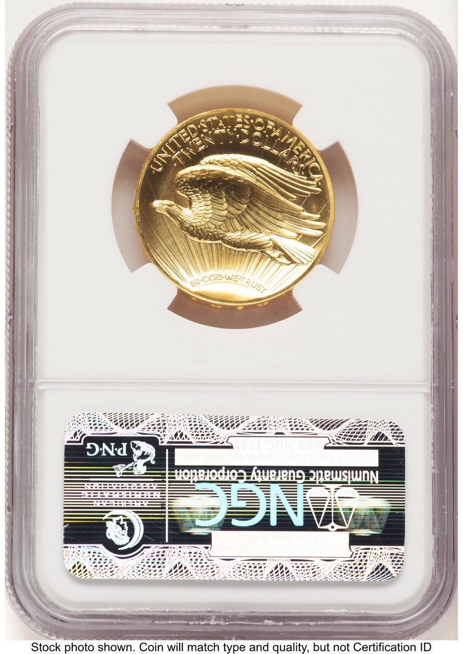 2009 G$20 Ultra High Relief Saint Gaudens Label NGC MS70 (522415003)