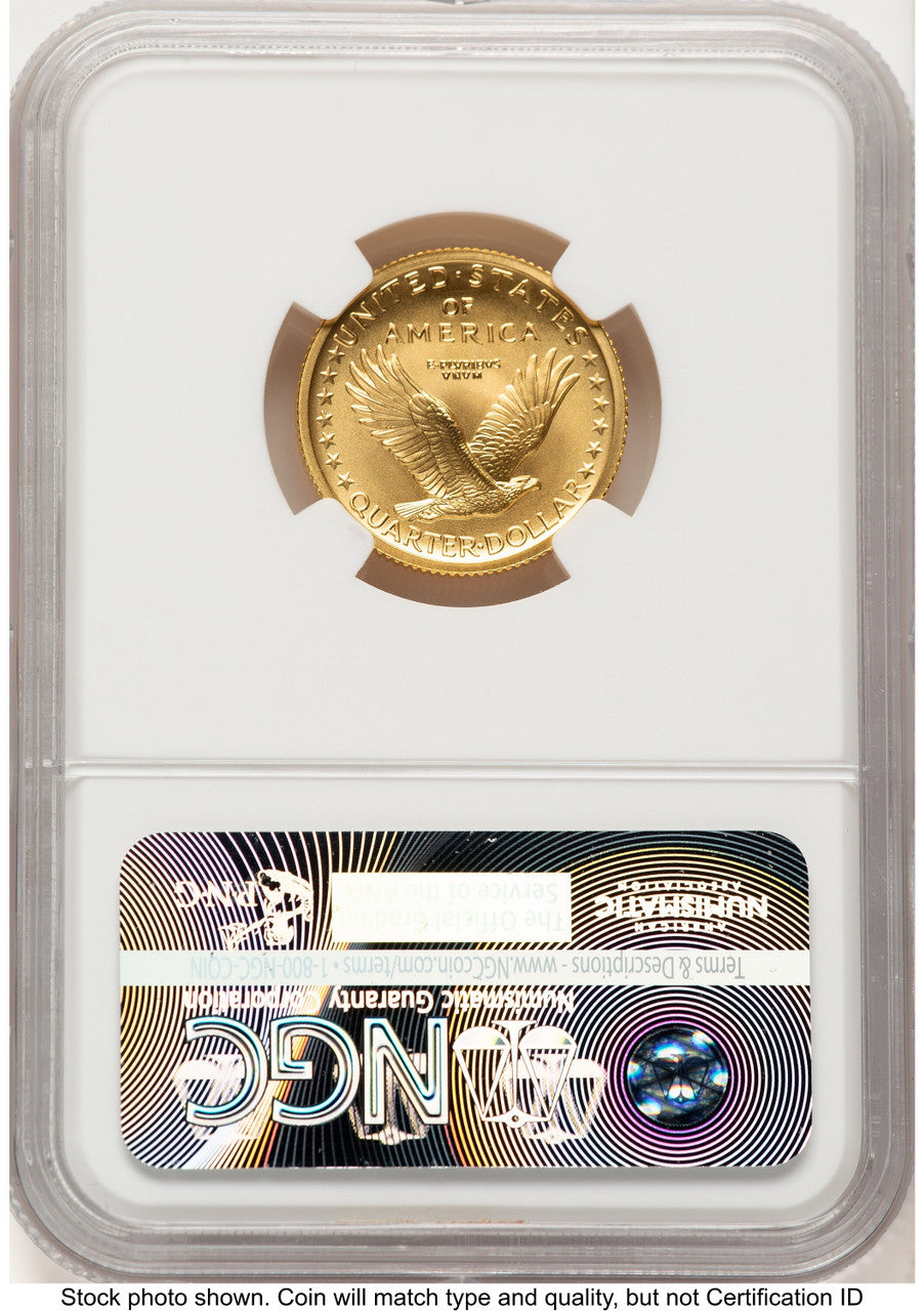 2016-W 25C Standing Liberty 100th Anniversary Gold Centennial 100th Anniversary NGC MS70