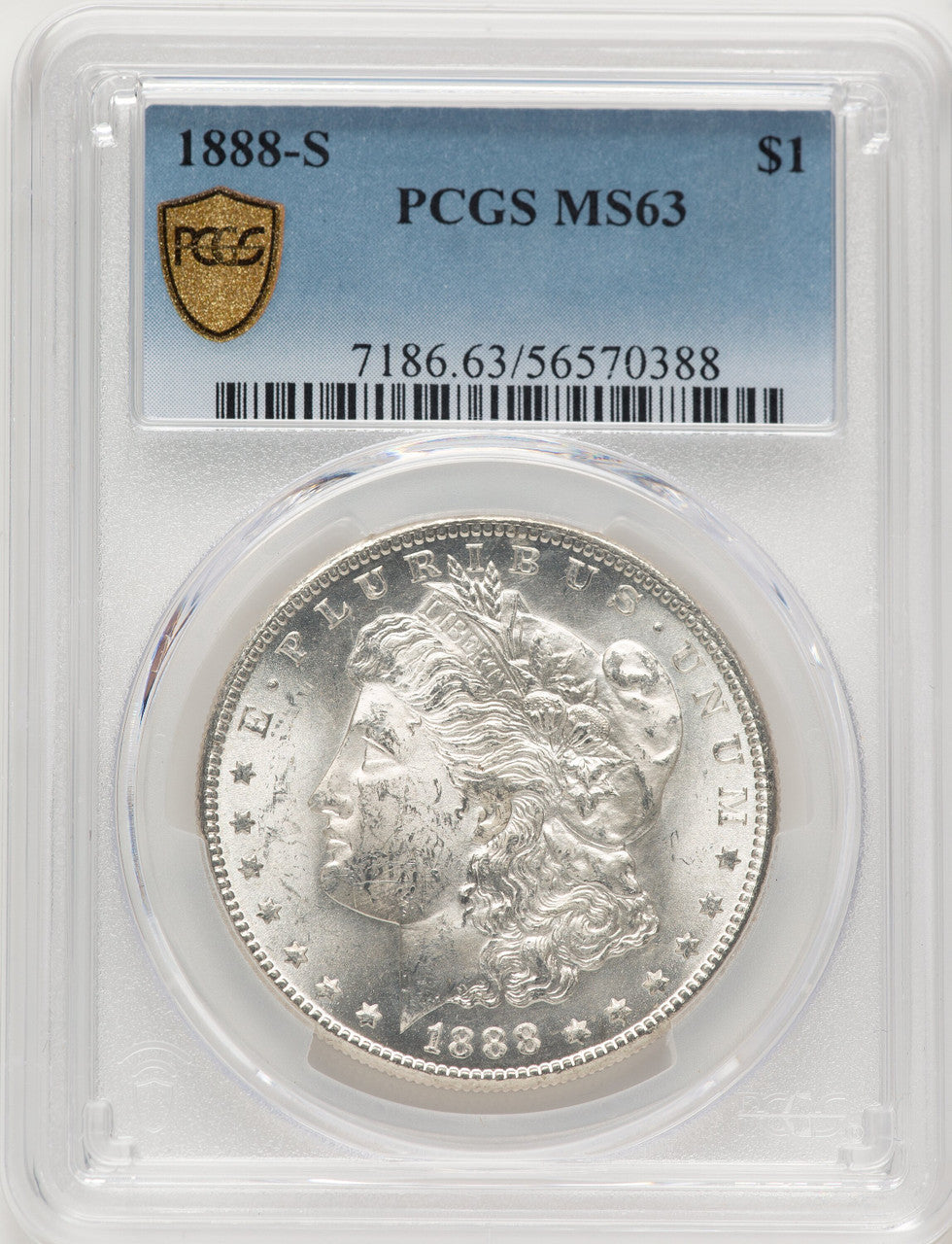 1888-S Morgan Dollar PCGS MS63