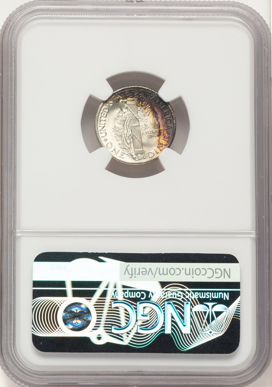1935 10C FB Mercury Dime NGC MS68