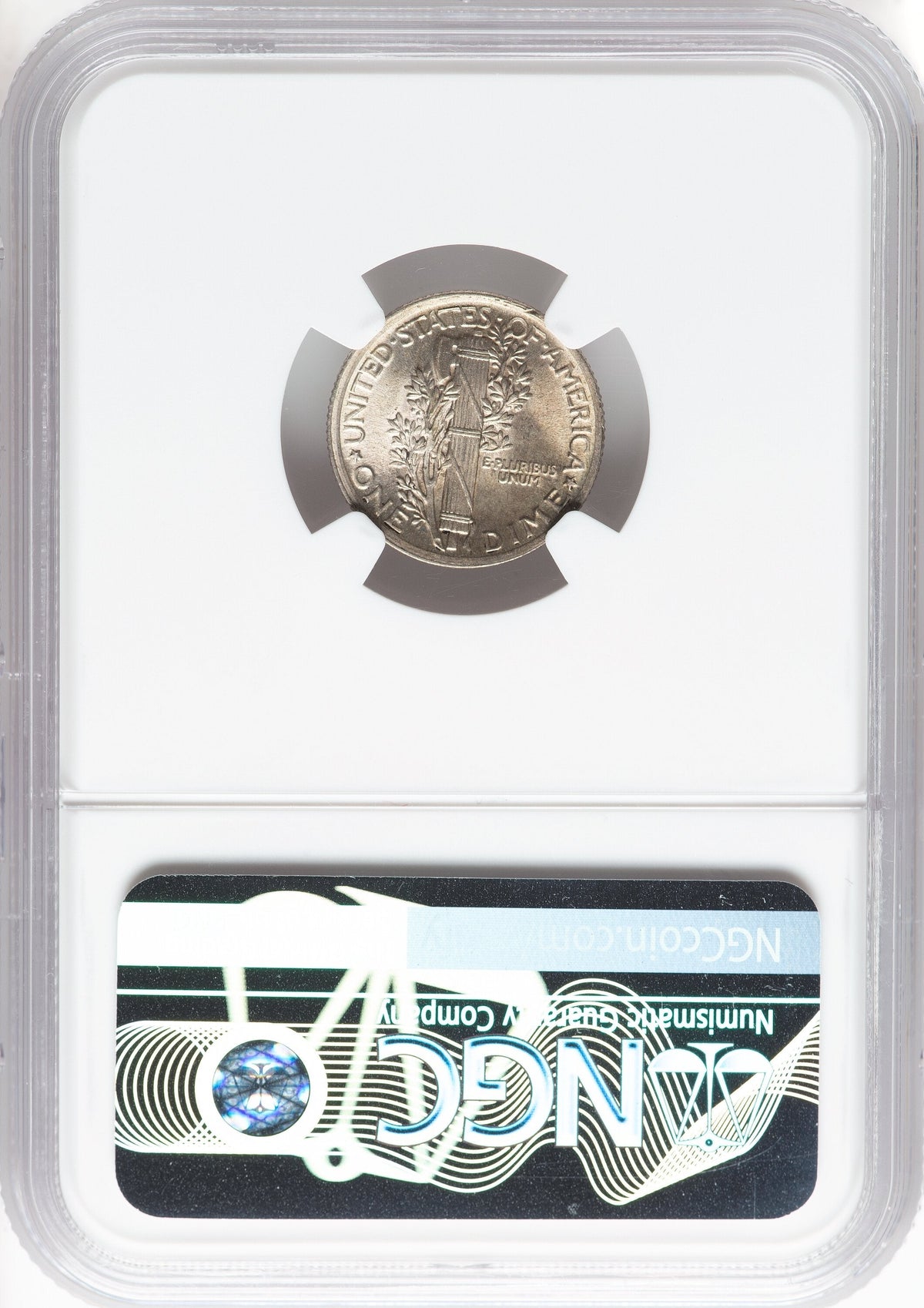 1921 10C FB Mercury Dime NGC MS65