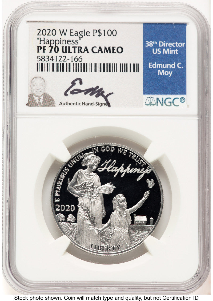 2020-W Proof Platinum Eagle 1 oz NGC PF70 Ed Moy (784188006)