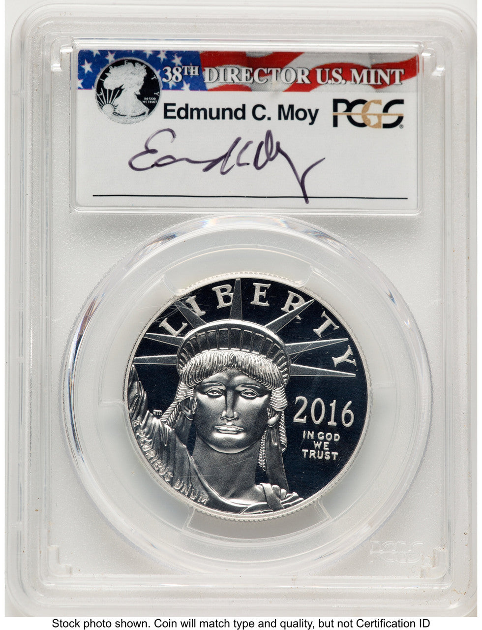 2016-W Proof Platinum Eagle 1 oz FS PCGS PR70 Ed Moy