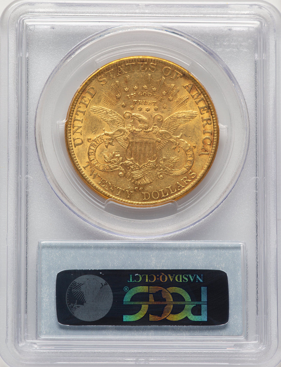1890-CC $20 Liberty Double Eagle PCGS AU55