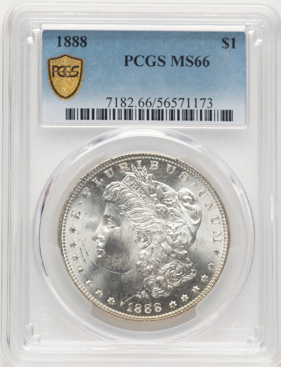 1888 Morgan Dollar PCGS MS66