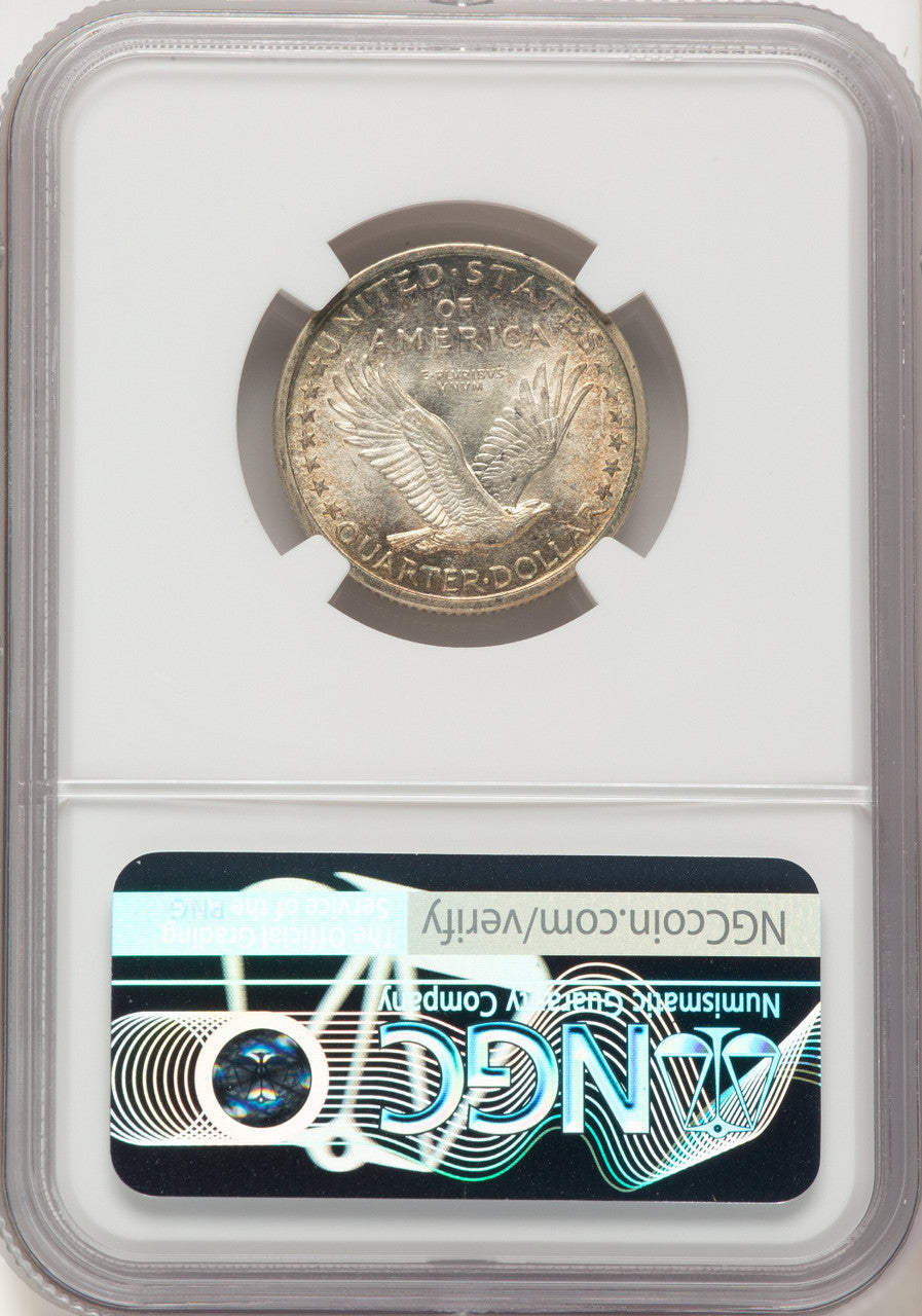 1917-D T-1 FH Standing Liberty Quarter NGC MS64