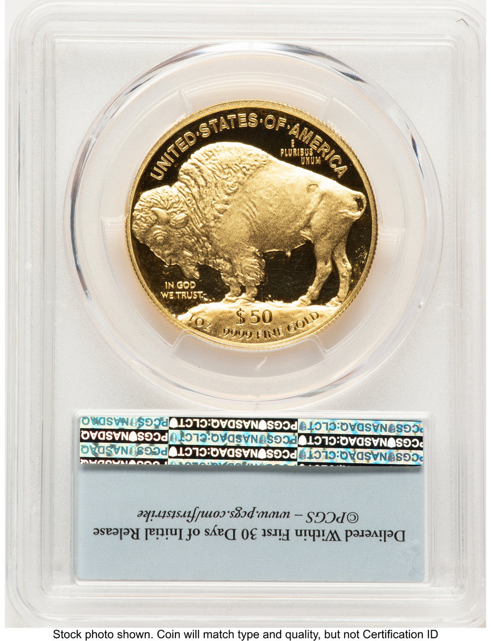 2017-W Proof Gold Buffalo 1 oz FS Bison Label PCGS PR70
