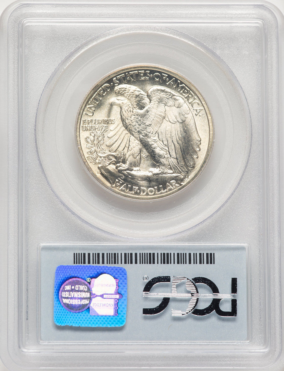 1943-S 50C CAC Walking Liberty Half Dollar PCGS MS66
