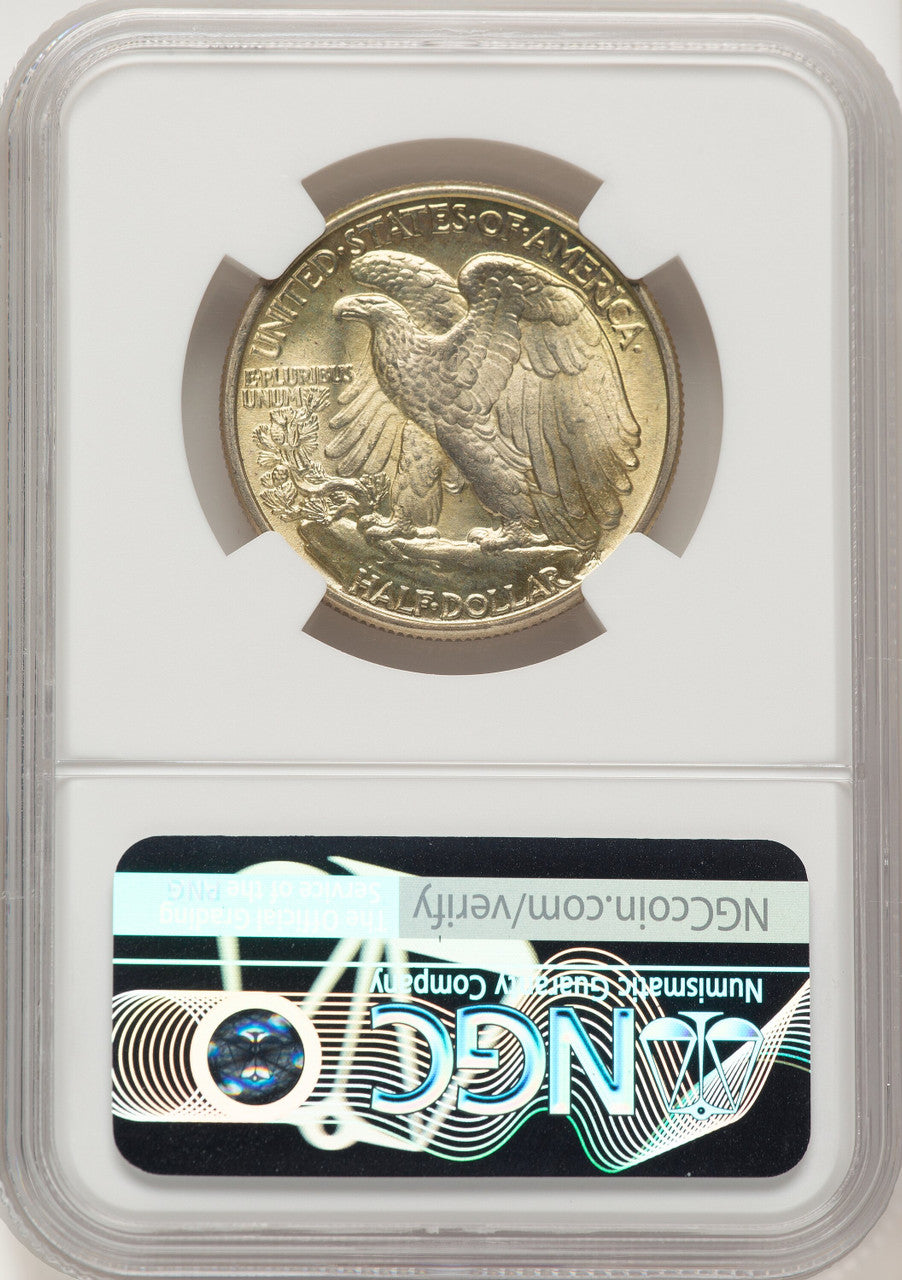 1943 50C Walking Liberty Half Dollar NGC MS67