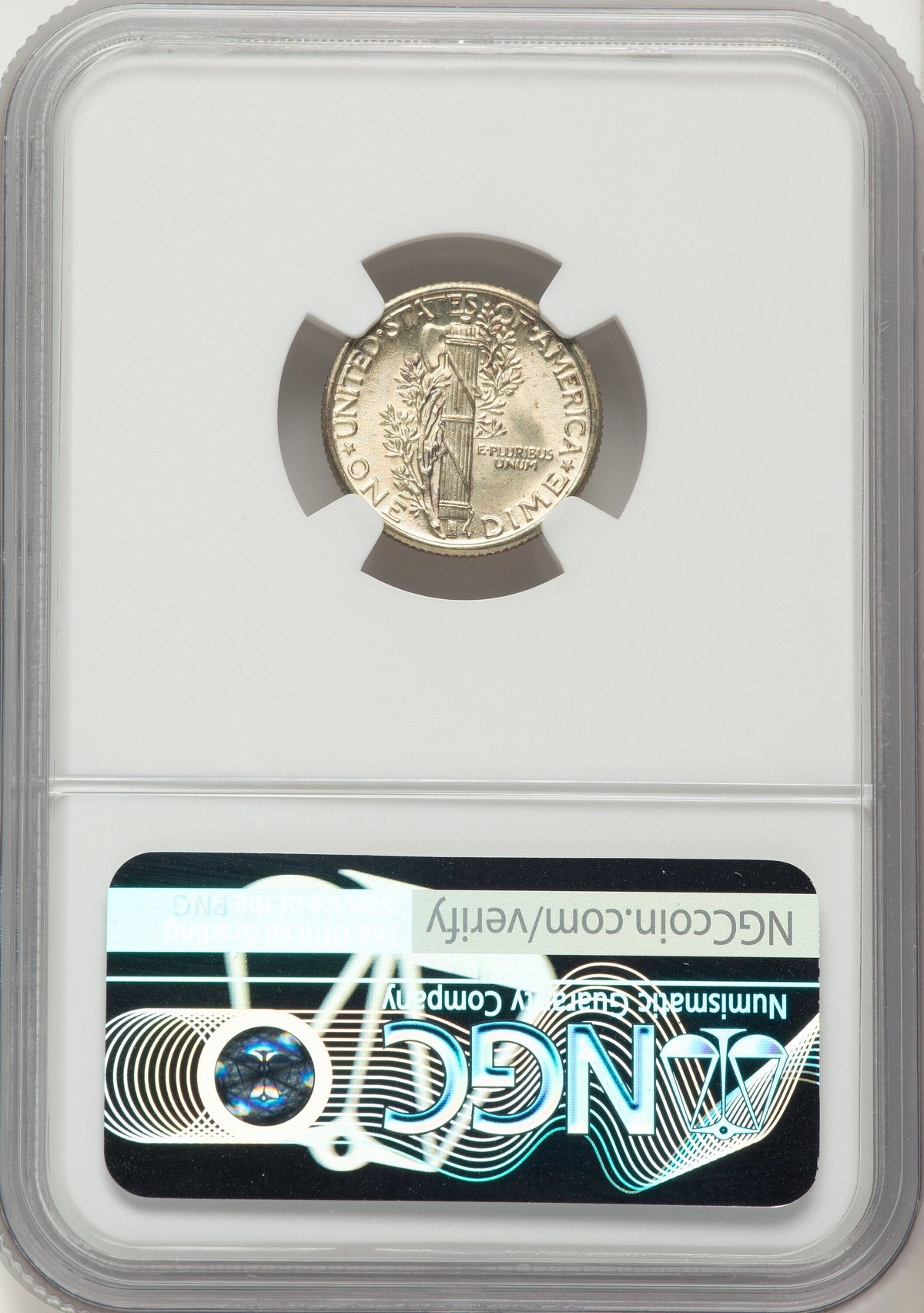 1930 10C FB Mercury Dime NGC MS67