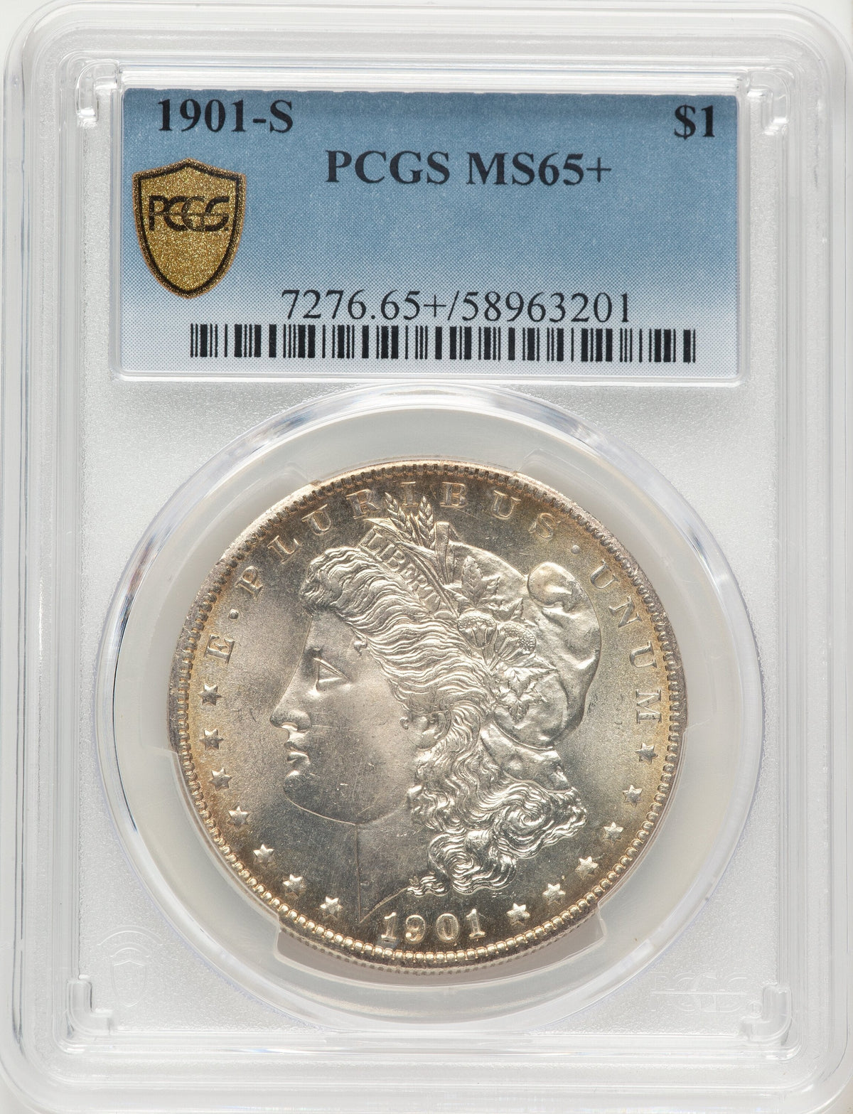1901-S Morgan Dollar PCGS MS65+