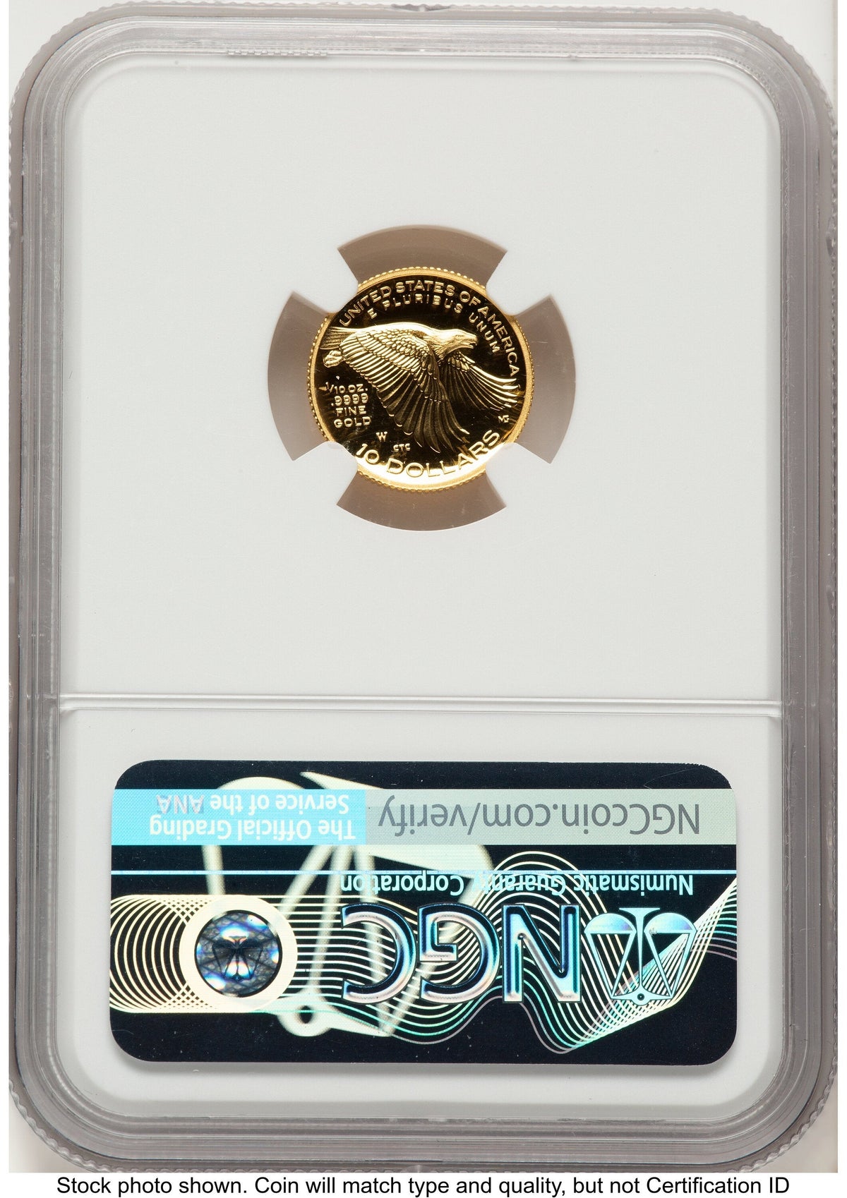 2018-W G$10 American Liberty High Relief Bunting Flag NGC PF70