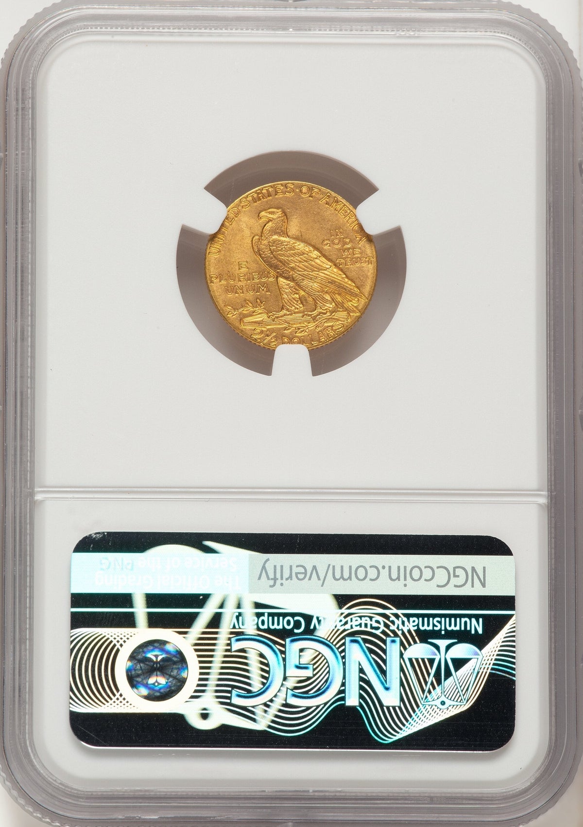 1909 $2.50 Indian Quarter Eagle NGC MS64