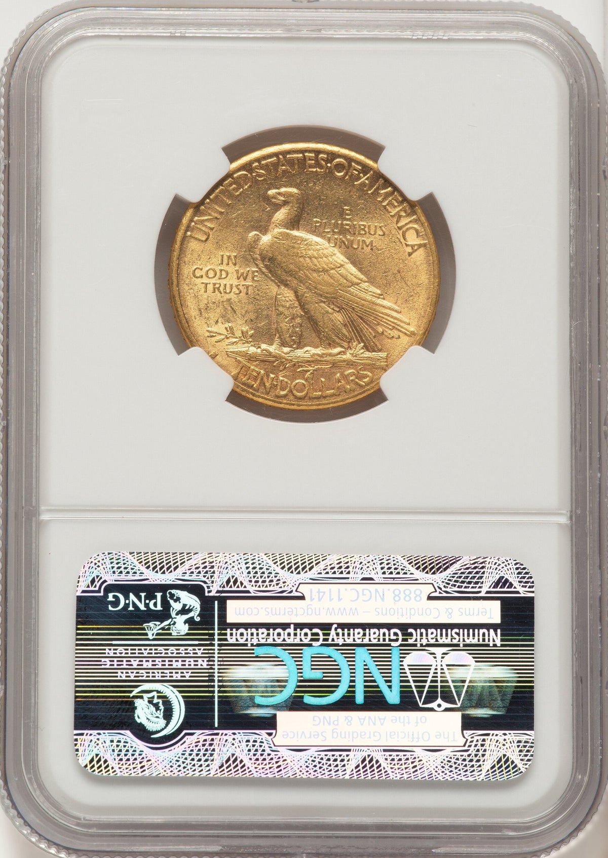 1908-S $10 Indian Eagle NGC AU53
