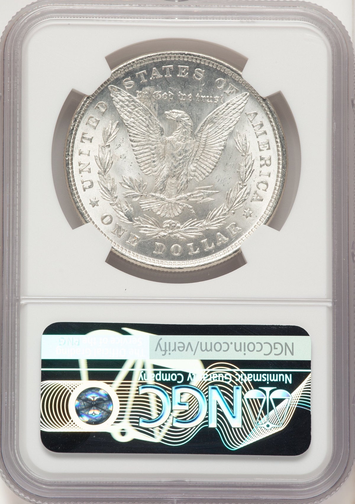 1878 8TF $1 VAM 12 Notched Star Morgan Dollar NGC MS63