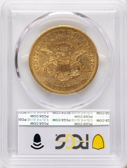 1858-S $20 Liberty Double Eagle PCGS XF45