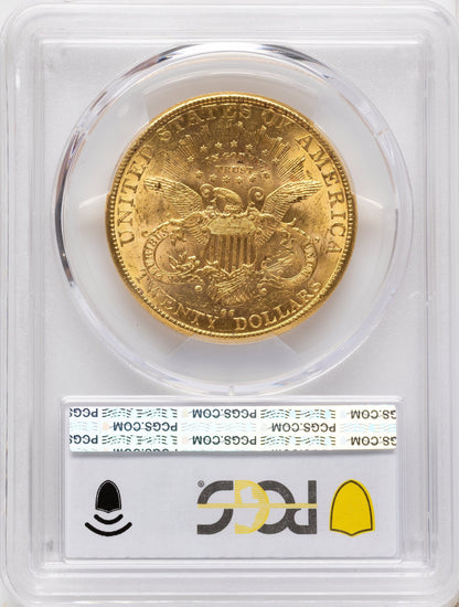1890-CC $20 Liberty Double Eagle PCGS MS61