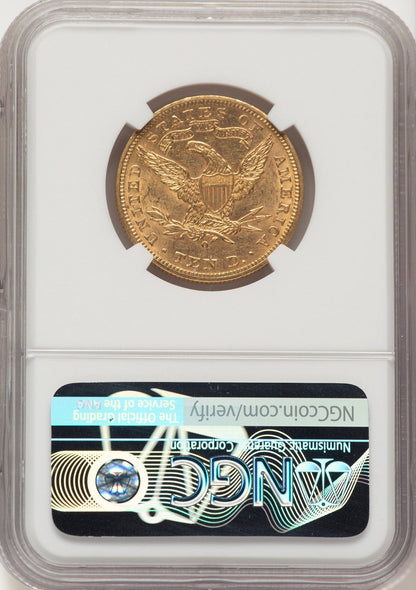 1888-O $10 Liberty Eagle NGC AU58