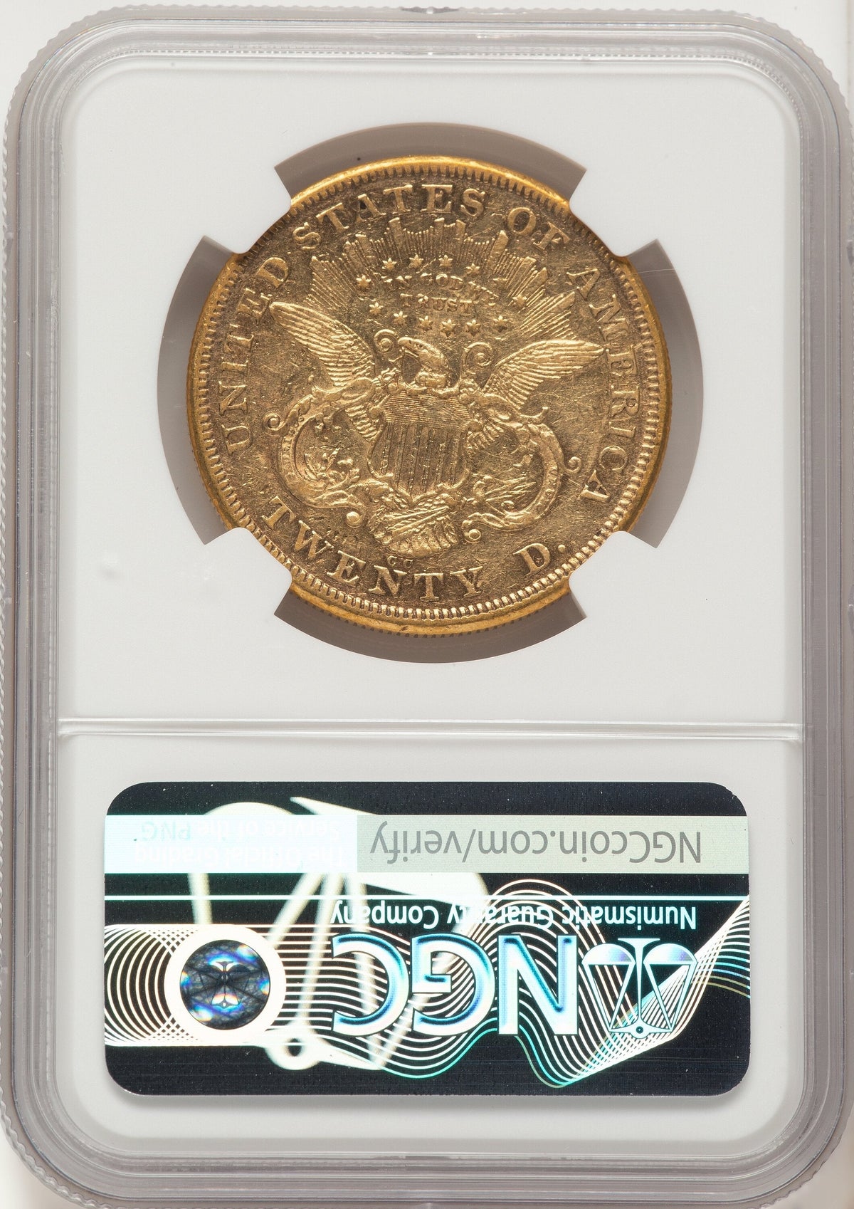 1874-CC $20 Liberty Double Eagle NGC XF40