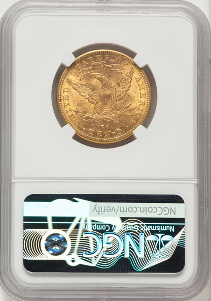 1891-CC $10 Liberty Eagle NGC MS60
