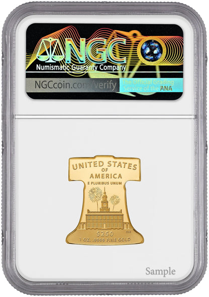 2026-P Freedom Ringing Liberty Bell 1 oz Gold Coin FDI NGC PF69 Congress