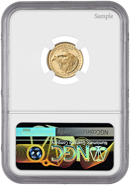 2026-W 1/10 oz Proof Gold Eagle 250 Liberty Bell FDI NGC PF70 (1776-2026) Hancock
