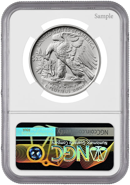 2026-W (1776-2026) $25 Dual Date Liberty Bell Privy Palladium Eagle FDI NGC MS70 Congress