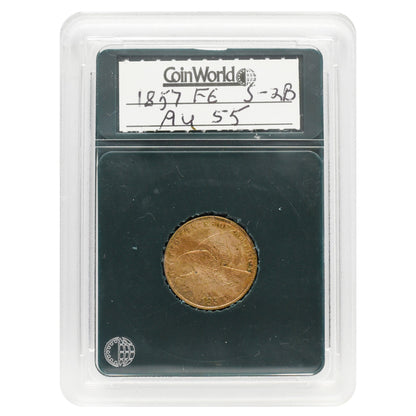 1857 Flying Eagle (EF45) (Regraded)