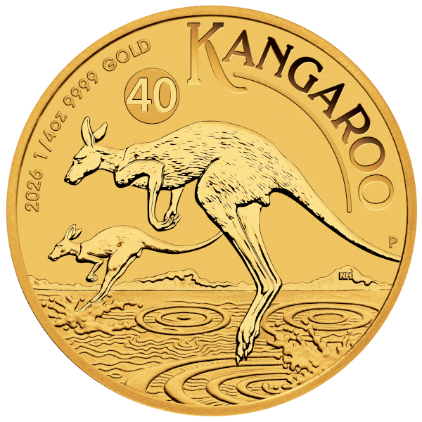 2026 1/4 oz Australian Gold Kangaroo BU