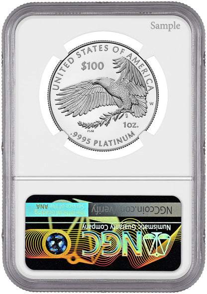 2026-W $100 Platinum Eagle Declaration of Independence FDI NGC PF70 Hancock