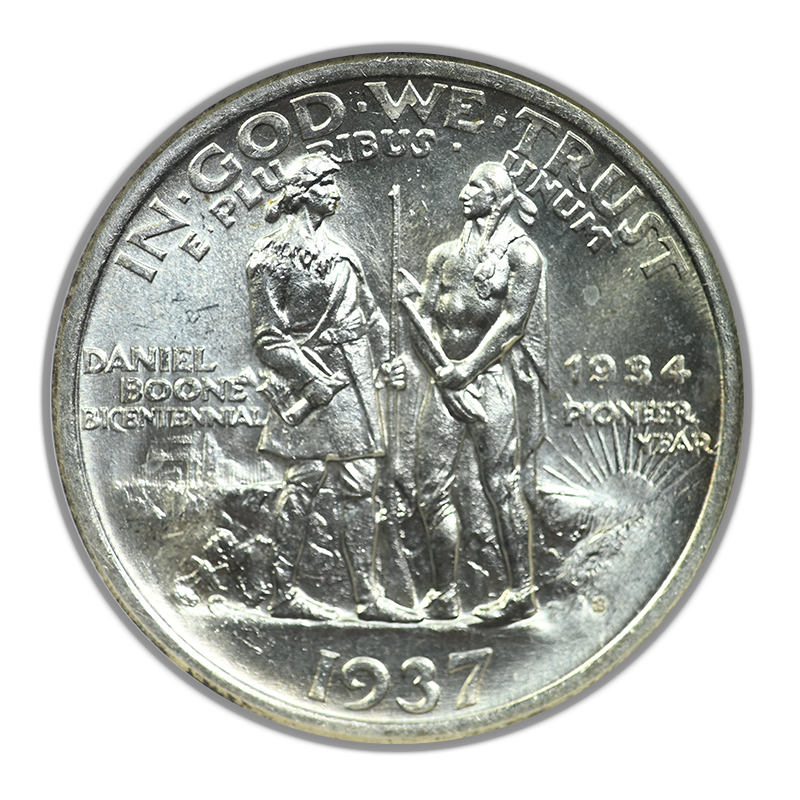 1937-S Boone Classic Commemorative Half Dollar 50C NGC MS66* Star