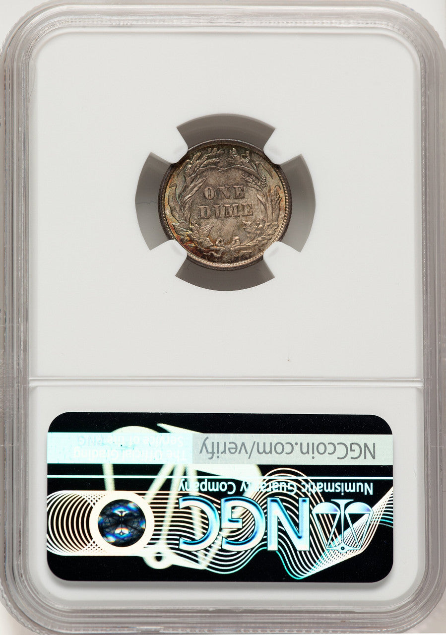 1901 10C Barber Dime NGC MS66