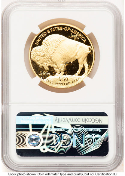 2016-W Proof Gold Buffalo 1 oz Mike Castle NGC PF70