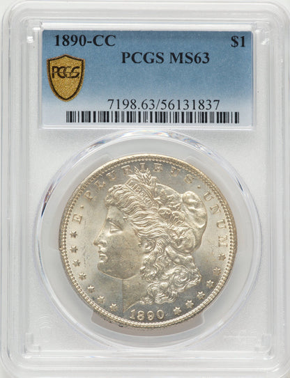 1890-CC Morgan Dollar PCGS MS63