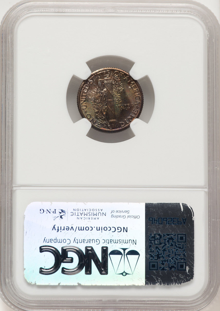 1934-D 10C FB Mercury Dime NGC MS67+