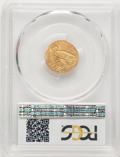 1914-D $2.50 CAC Indian Quarter Eagle PCGS MS63+